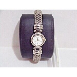 Keistime  Quartz Cuff Basket Style Band Women's Wrist Watch Round 7" Band